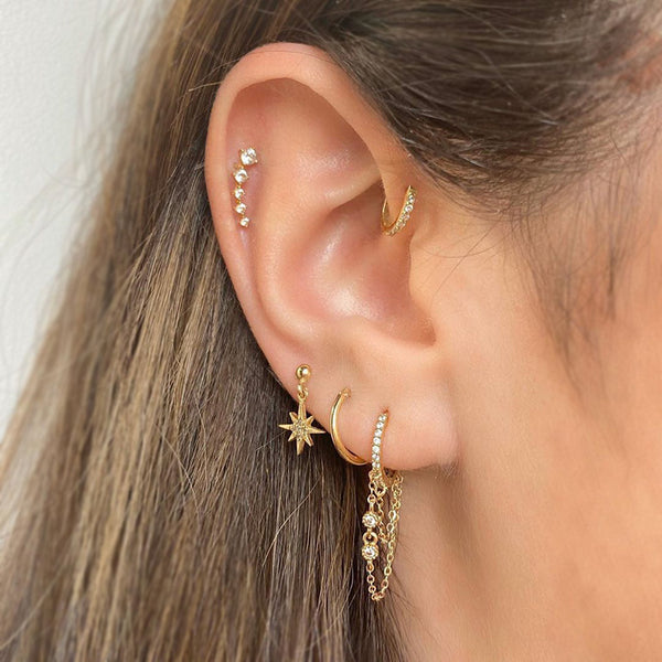 Stackable Earrings Set – Various Styles