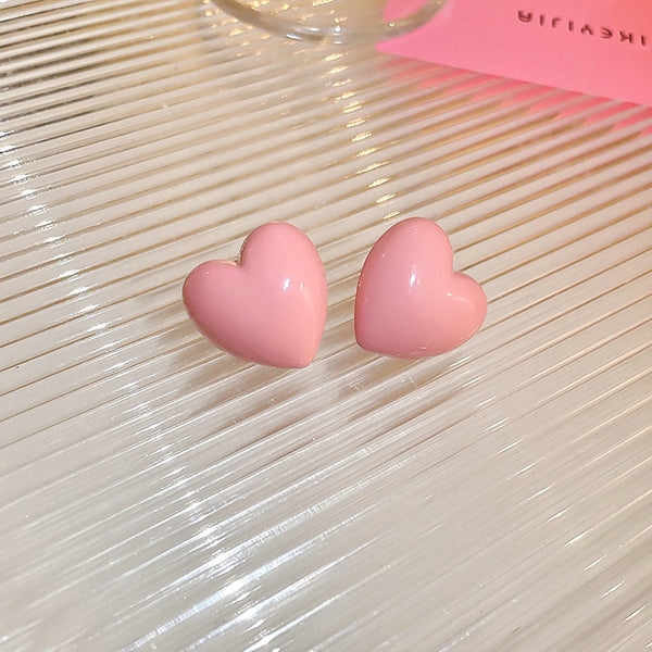 Preet Pink Lightweight Earrings - Silver Posts
