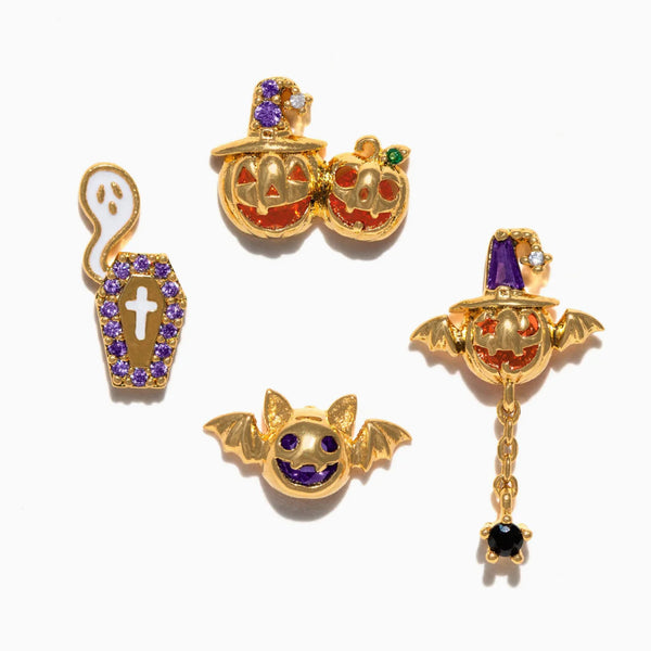 Cute Halloween Earrings Set